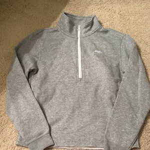 Nike Men's Zip-Up Gray Sweater